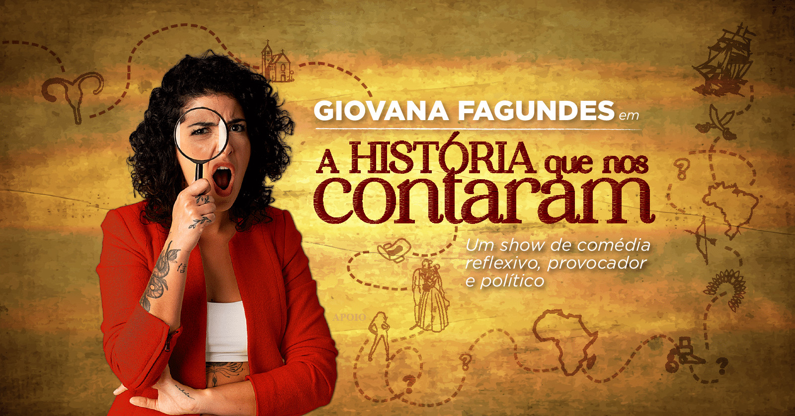 revistaprosaversoearte.com - Show com&eacute;dia 'A Hist&oacute;ria que nos Contaram' chega ao Teatro Riachuelo Rio