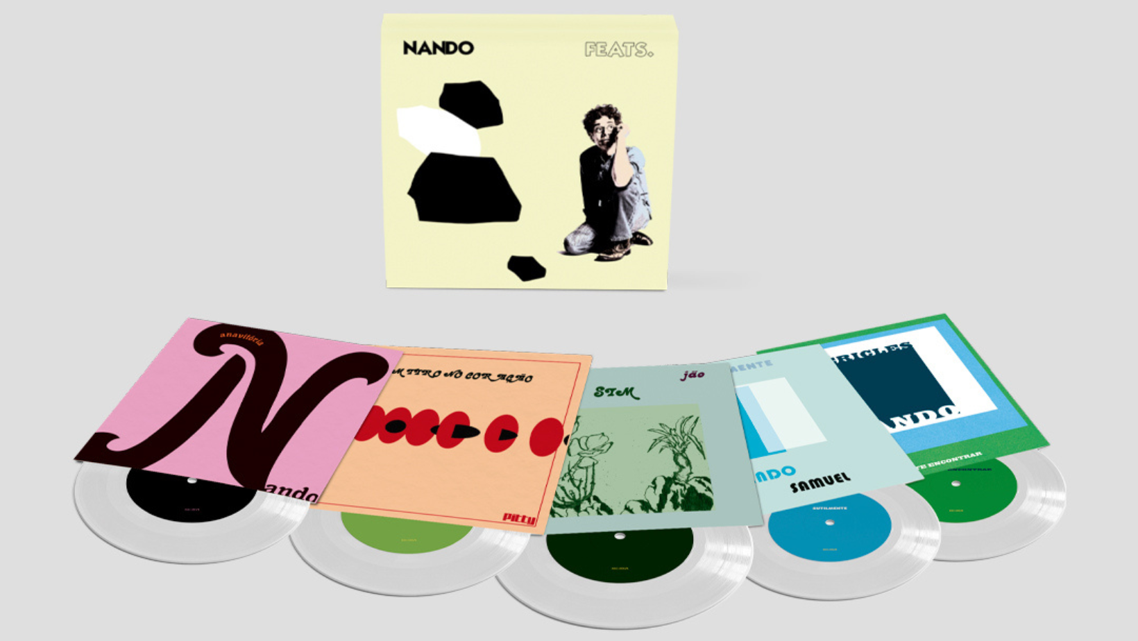 revistaprosaversoearte.com - 'Nando Feats' | Nando Reis lança Box Exclusivo de vinis compactos 7’’