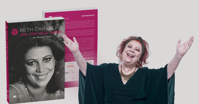 O livro ‘Beth Carvalho – Uma vida pelo samba’ ganha lançamento no Rio