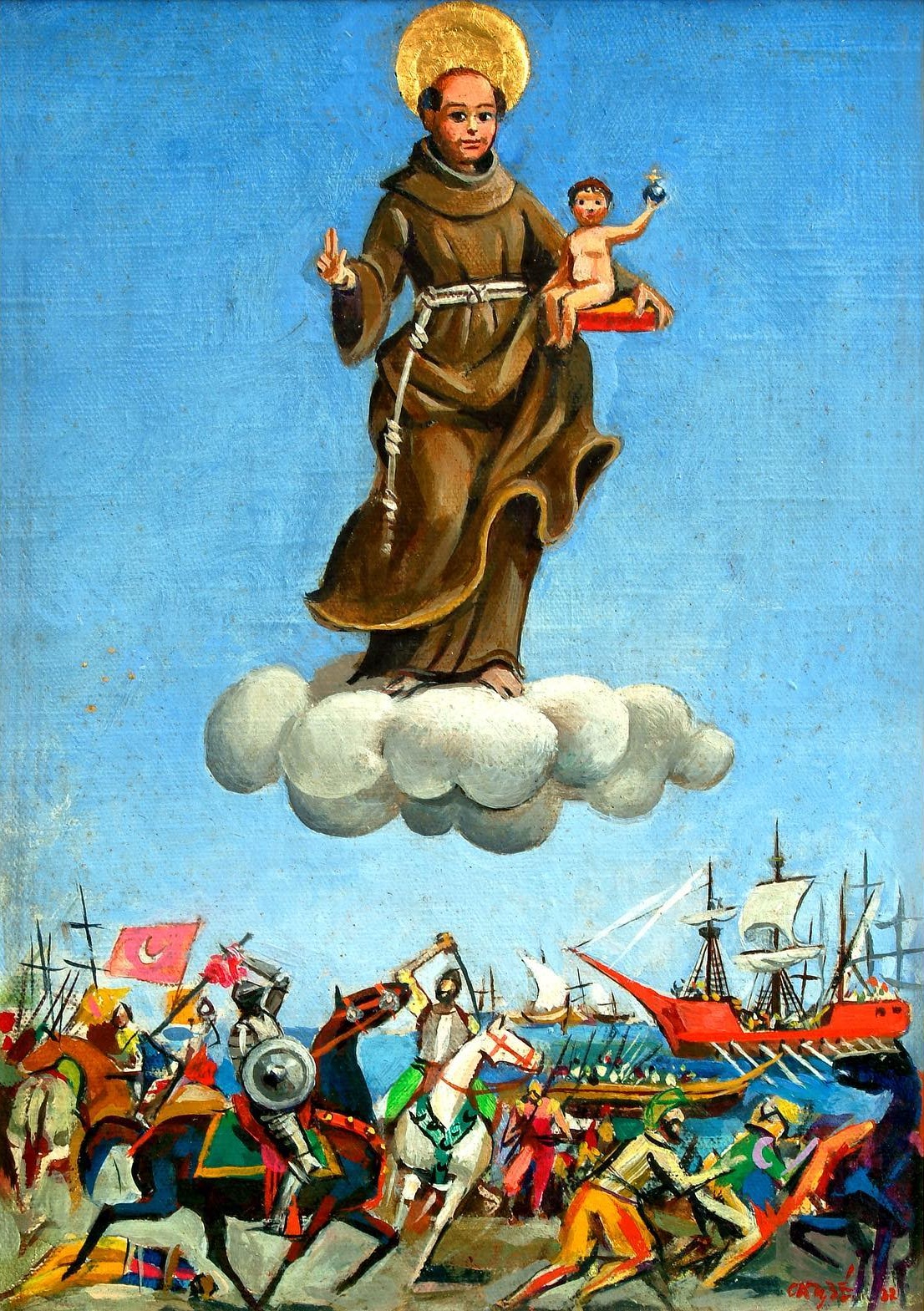 Santo Antônio, amor em tempo de guerra - por Paulo Baía revistaprosaversoearte.com - Santo Antônio, amor em tempo de guerra - por Paulo Baía