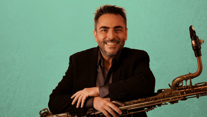 Samuel Pompeo Quinteto no palco do Pateo do Collegio