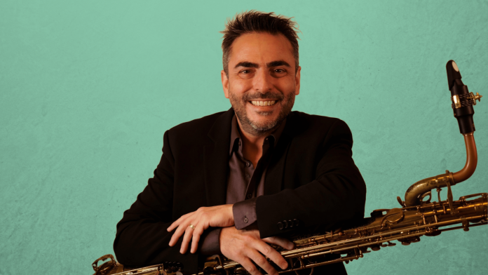 Samuel Pompeo Quinteto no palco do Pateo do Collegio