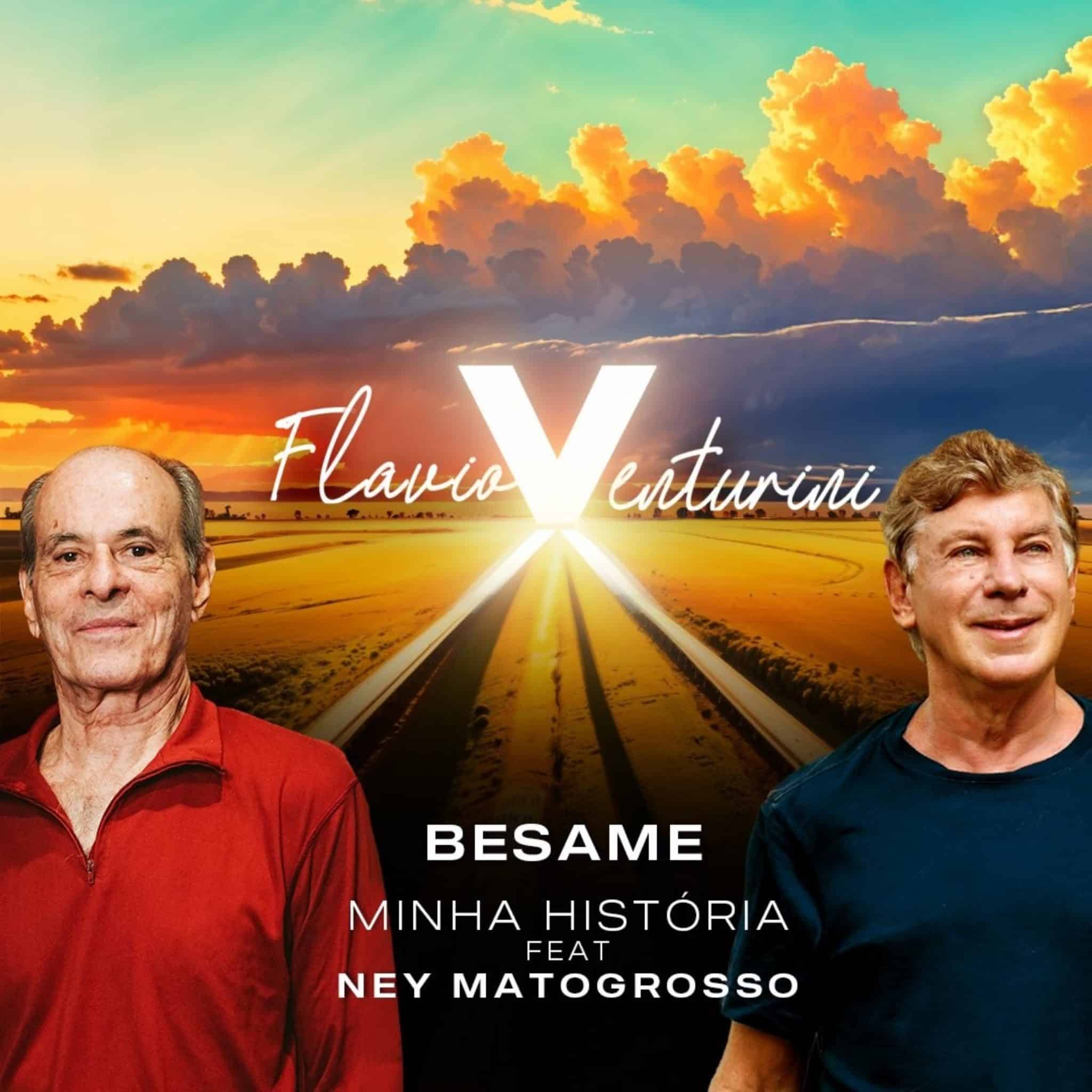 revistaprosaversoearte.com - Dueto de Flávio Venturini e Ney Matogrosso no single 'Besame', sucesso dos anos 1980