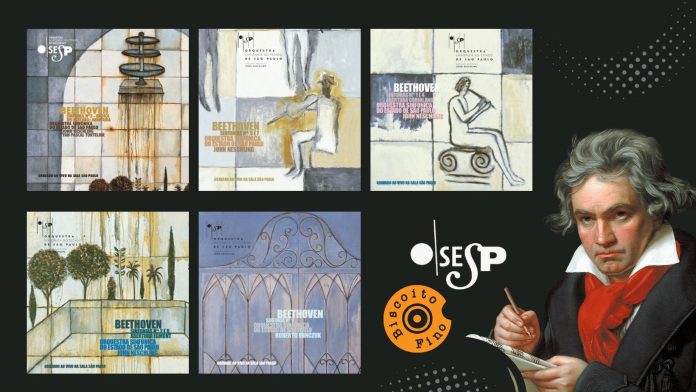 Osesp: Ludwig van Beethoven | 5 álbuns chegam às plataformas digitais pela Biscoito Fino