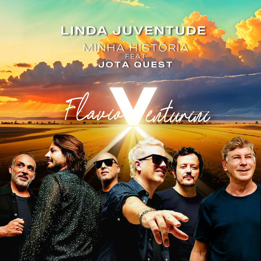 revistaprosaversoearte.com - Fl&aacute;vio Venturini e Jota Quest juntos, em nova vers&atilde;o para 'Linda Juventude'