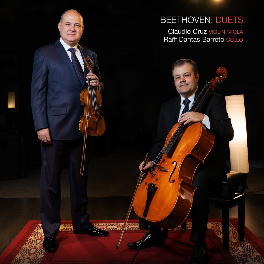 revistaprosaversoearte.com - &Aacute;lbum 'Beethoven: Duets' | Claudio Cruz e Ra&iuml;ff Dantas Barreto (Azul Music)