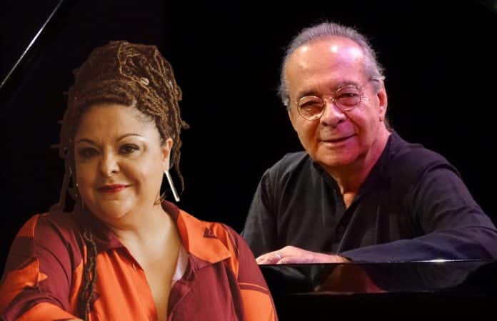 Fabiana Cozza e Gilson Peranzzetta no espetáculo ‘Cores de Caymmi’