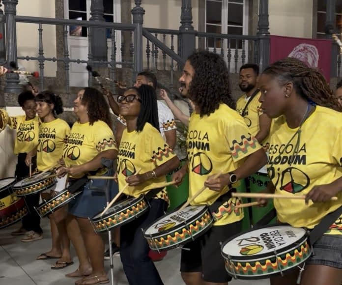 Escola Olodum Rio leva samba-reggae à Feira Preta Festival, no Píer Mauá