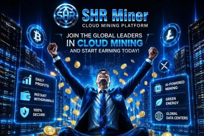 SHR Miner lança serviço gratuito de mineração em nuvem para detentores de BTC, XRP e ETH, oferecendo ganhos diários de $10.700 ou mais