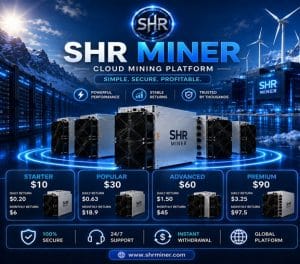 revistaprosaversoearte.com - SHR Miner lan&ccedil;a servi&ccedil;o gratuito de minera&ccedil;&atilde;o em nuvem para detentores de BTC, XRP e ETH, oferecendo ganhos di&aacute;rios de $10.700 ou mais