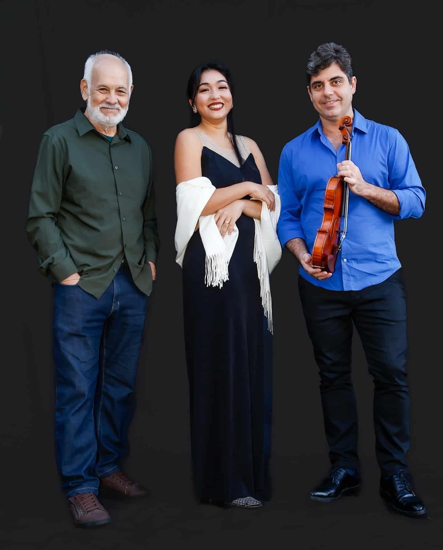 revistaprosaversoearte.com - Kuarup Music lan&ccedil;a 'Al&eacute;m do Tempo', &aacute;lbum da cantora Fernanda Collins com o pianista Cristov&atilde;o Bastos e o violinista Daniel Guedes