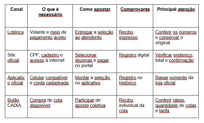 revistaprosaversoearte.com - Como jogar na Mega-Sena: regras, valores e passo a passo